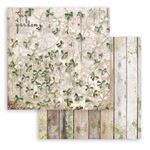 Blocco di Carte Scrap Romantic Garden House cm 15 x 15