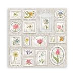 Blocco di Carte Scrap Romantic Garden House cm 15 x 15