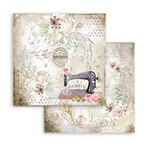 Blocco di Carte Scrap Romantic Threads cm 20 x 20