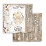 Blocco di Carte Scrap Romantic Threads cm 20 x 20