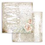 Blocco di Carte Scrap Romantic Threads cm 30 x 30
