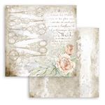 Blocco di Carte Scrap Romantic Threads cm 30 x 30