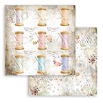 Blocco di Carte Scrap Romantic Threads cm 30 x 30