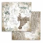 Blocco di Carte Scrap Romantic Horses cm 20 x 20