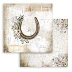 Blocco di Carte Scrap Romantic Horses cm 20 x 20