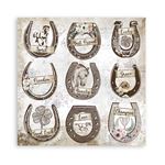 Blocco di Carte Scrap Romantic Horses cm 20 x 20