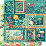 Blocco di Carte Scrap Seas the Day cm 30 x 30