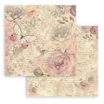 Blocco di Carte Scrap Shabby Rose cm 20 X 20