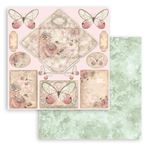 Blocco di Carte Scrap Shabby Rose cm 20 X 20