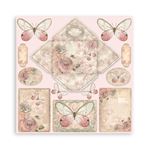 Blocco di Carte Scrap Shabby Rose cm 20 X 20