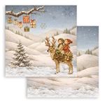 Blocco di Carte Scrap Silent Night cm 20 x 20