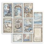 Blocco di Carte Scrap Silent Sea cm 20 X 20