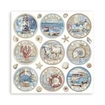 Blocco di Carte Scrap Silent Sea cm 20 X 20
