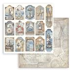 Blocco di Carte Scrap Silent Sea cm 20 X 20