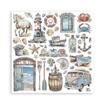 Blocco di Carte Scrap Silent Sea cm 20 X 20