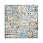 Blocco di Carte Scrap Silent Sea cm 20 X 20