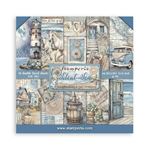 Blocco di Carte Scrap Silent Sea cm 20 X 20