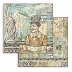 Blocco di Carte Scrap Sir Vagabond Aviator cm 15 x 15