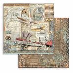 Blocco di Carte Scrap Sir Vagabond Aviator cm 15 x 15