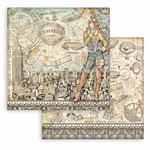 Blocco di Carte Scrap Sir Vagabond Aviator cm 20 x 20