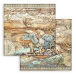 Blocco di Carte Scrap Sir Vagabond in Fantasy World cm 20 X 20