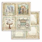 Blocco di Carte Scrap Sleeping Beauty cm 15 x 15