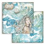 Blocco di Carte Scrap Songs of the Sea cm 20 X 20