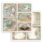 Blocco di Carte Scrap Songs of the Sea cm 20 X 20