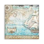 Blocco di Carte Scrap Songs of the Sea cm 20 X 20