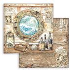 Blocco di Carte Scrap Songs of the Sea cm 20 X 20