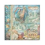 Blocco di Carte Scrap Songs of the Sea cm 20 X 20