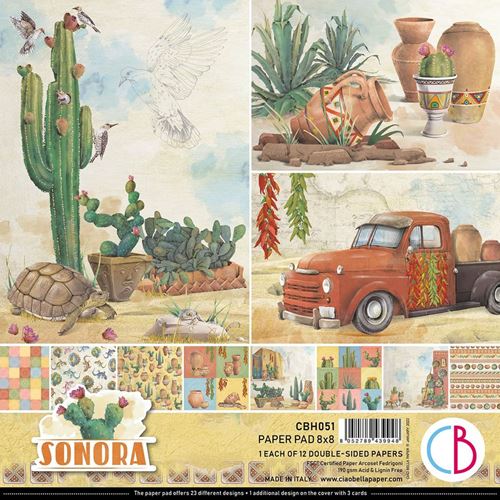 Blocco di Carte Scrap Sonora cm 20 x 20