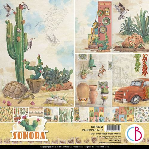 Blocco di Carte Scrap Sonora cm 30 x 30