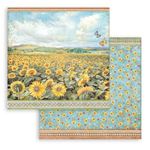 Blocco di Carte Scrap Sunflower Art cm 20 X 20