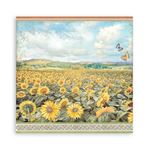 Blocco di Carte Scrap Sunflower Art cm 20 X 20