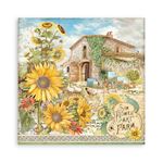 Blocco di Carte Scrap Sunflower Art cm 30 X 30