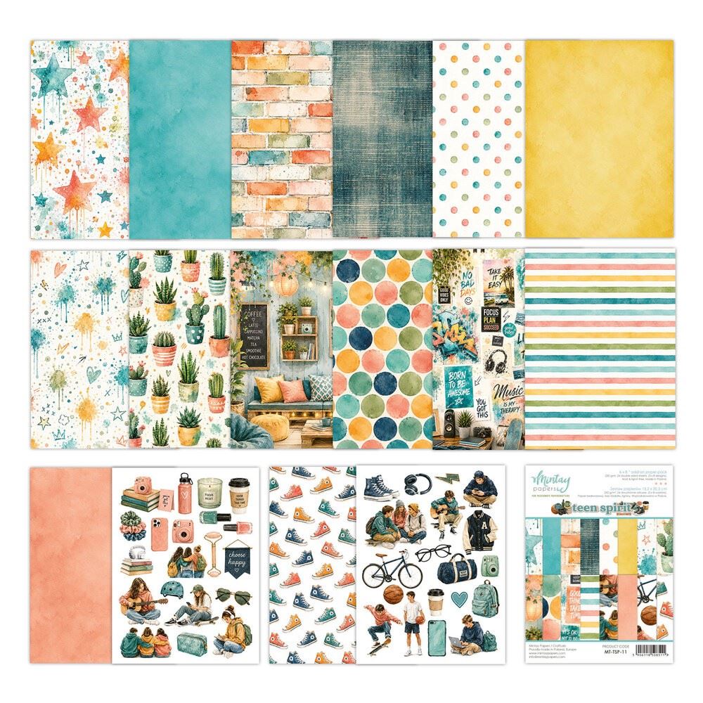 Blocco di Carte Scrap Teen Spirit cm 15 X 20 Add On