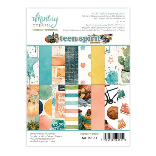 Blocco di Carte Scrap Teen Spirit cm 15 X 20 Add On