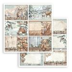 Blocco di Carte Scrap The Owl's House cm 20 X 20