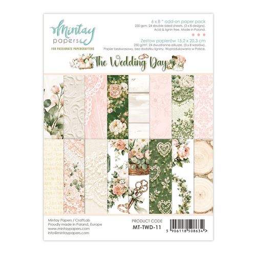 Blocco di Carte Scrap The Wedding Day cm 15 X 20 Add On