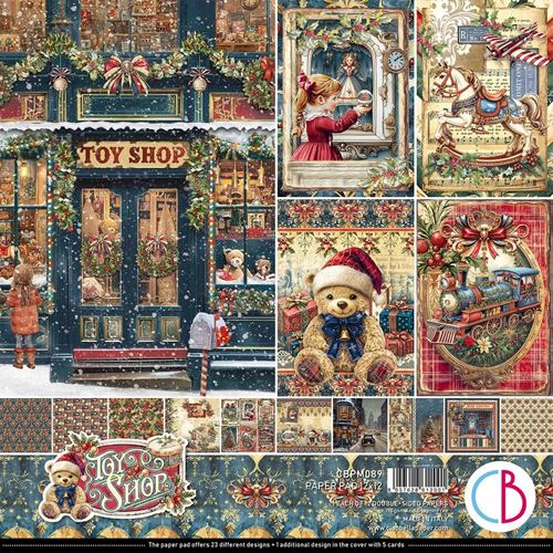 Blocco di Carte Scrap Toy Shop cm 30 x 30