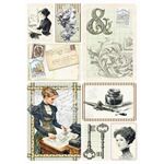 Blocco di Carte Scrap Typographic Creative Pad A4