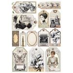 Blocco di Carte Scrap Typographic Creative Pad A4