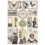 Blocco di Carte Scrap Typographic Creative Pad A4