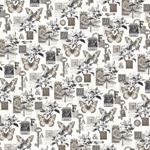 Blocco di Carte Scrap Typographic Pad cm 20 x 20