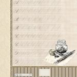 Blocco di Carte Scrap Typographic Paper Pad cm 30 x 30