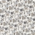 Blocco di Carte Scrap Typographic Paper Pad cm 30 x 30