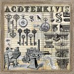 Blocco di Carte Scrap Typographic Patterns Pad cm 30 x 30