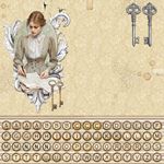 Blocco di Carte Scrap Typographic Patterns Pad cm 30 x 30