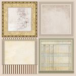 Blocco di Carte Scrap Typographic Patterns Pad cm 30 x 30